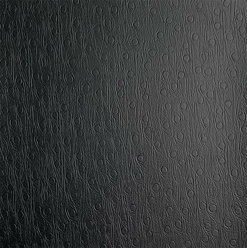 Sort PVC -læder til sko