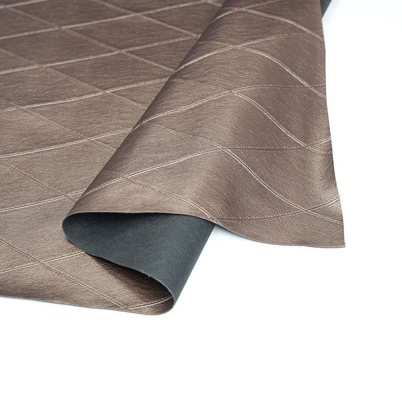 Skinnende guld diamant pvc læder til dekoration